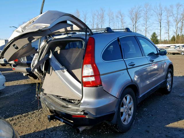 JHLRE38757C001233 - 2007 HONDA CR-V EXL SILVER photo 4