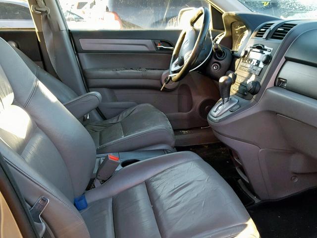 JHLRE38757C001233 - 2007 HONDA CR-V EXL SILVER photo 5