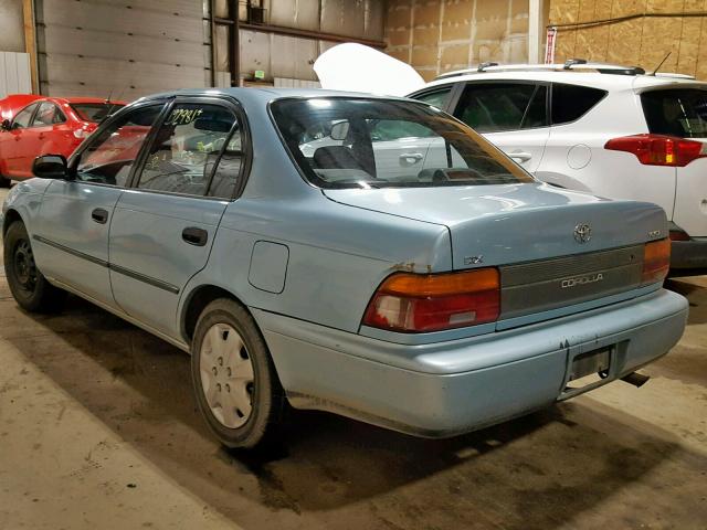 JT2AE09B8R0062763 - 1994 TOYOTA COROLLA LE BLUE photo 3