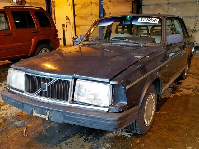 YV1AA8843L1410453 - 1990 VOLVO 240 BASE BLUE photo 2