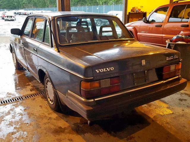 YV1AA8843L1410453 - 1990 VOLVO 240 BASE BLUE photo 3