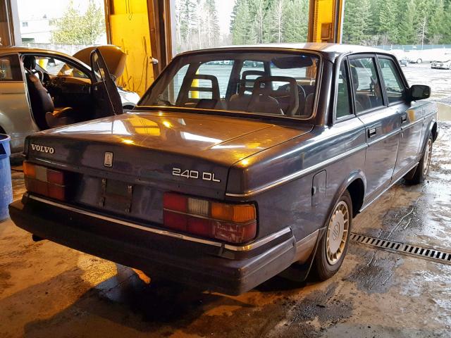 YV1AA8843L1410453 - 1990 VOLVO 240 BASE BLUE photo 4