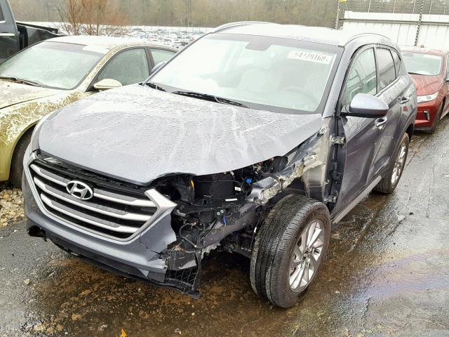 KM8J33A48JU666270 - 2018 HYUNDAI TUCSON LIM GRAY photo 2