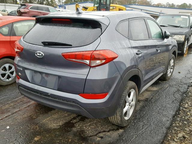 KM8J33A48JU666270 - 2018 HYUNDAI TUCSON LIM GRAY photo 4