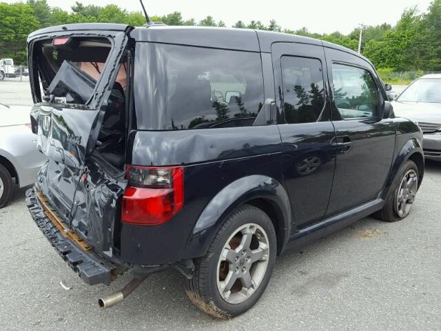 5J6YH18957L005654 - 2007 HONDA ELEMENT SC BLACK photo 4