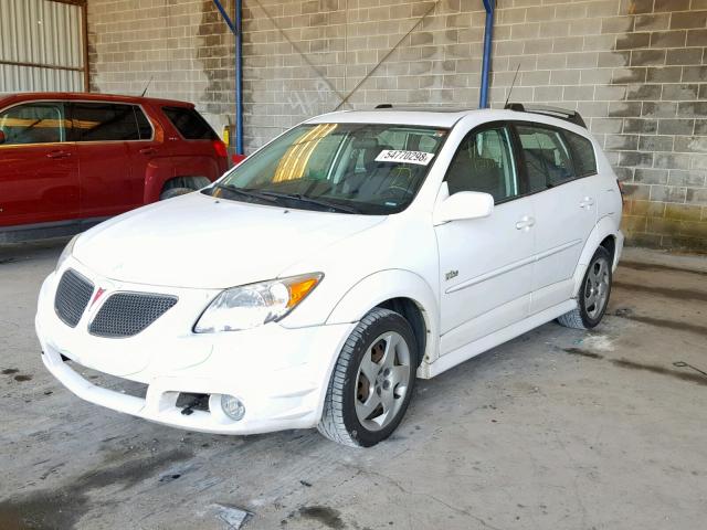 5Y2SL65876Z448774 - 2006 PONTIAC VIBE WHITE photo 2