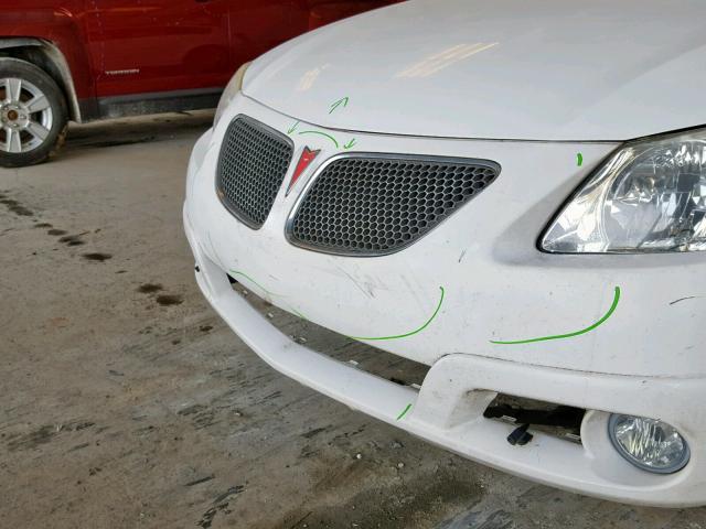 5Y2SL65876Z448774 - 2006 PONTIAC VIBE WHITE photo 9