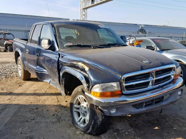 1D7HL48X53S304006 - 2003 DODGE DAKOTA QUA BLACK photo 1