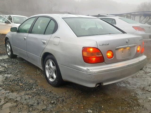 JT8BD68S4X0081888 - 1999 LEXUS GS 300 SILVER photo 3