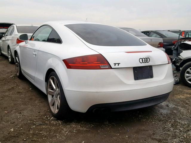 TRUHF38J991011270 - 2009 AUDI TT WHITE photo 3