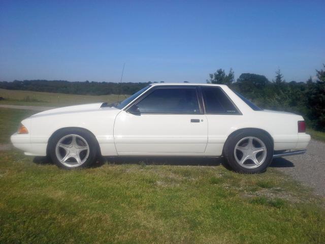 1FACP40E3PF201321 - 1993 FORD MUSTANG LX WHITE photo 3