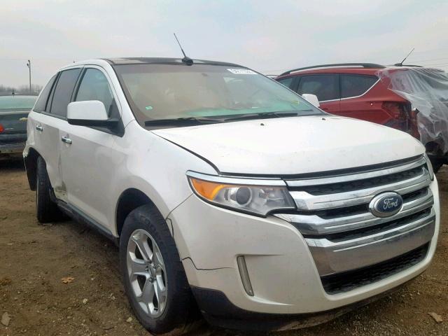 2FMDK4JC0BBA01979 - 2011 FORD EDGE SEL WHITE photo 1