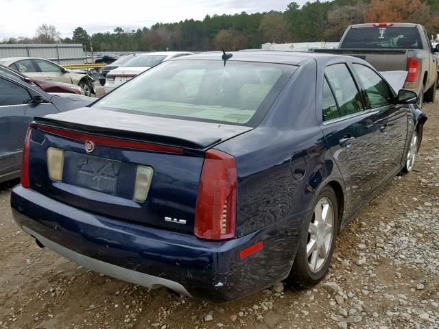 1G6DW677050229116 - 2005 CADILLAC STS BLUE photo 4