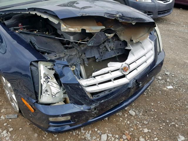 1G6DW677050229116 - 2005 CADILLAC STS BLUE photo 9