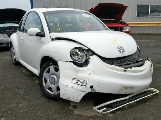 3VWDD21C21M439416 - 2001 VOLKSWAGEN NEW BEETLE WHITE photo 1