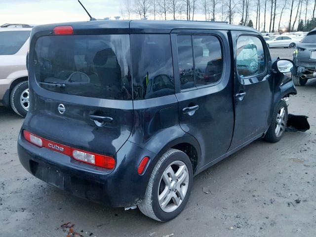 JN8AZ2KR2BT210297 - 2011 NISSAN CUBE BASE BLACK photo 4