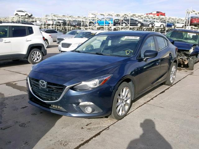 JM1BM1W34E1158881 - 2014 MAZDA 3 GRAND TO BLUE photo 2