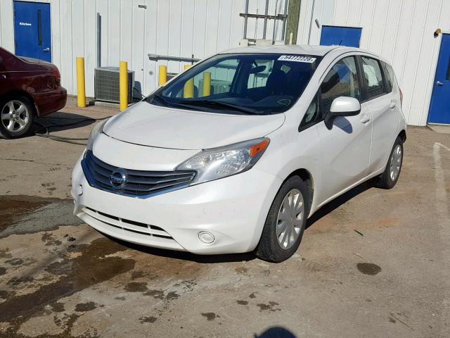 3N1CE2CP3EL391886 - 2014 NISSAN VERSA NOTE WHITE photo 2