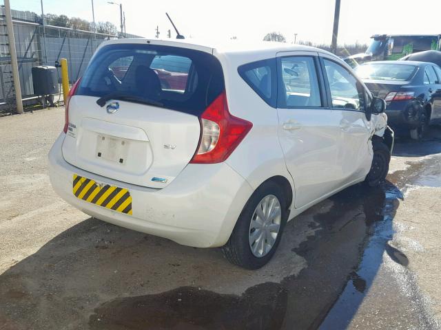 3N1CE2CP3EL391886 - 2014 NISSAN VERSA NOTE WHITE photo 4