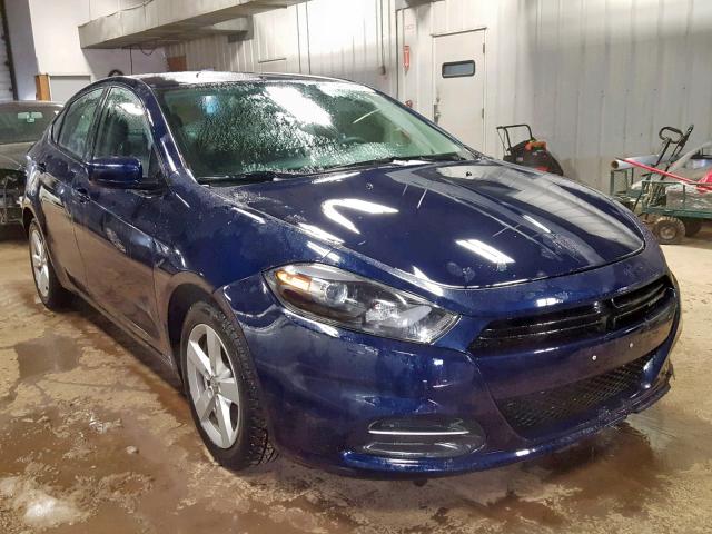 1C3CDFBB9GD661245 - 2016 DODGE DART SXT BLUE photo 1