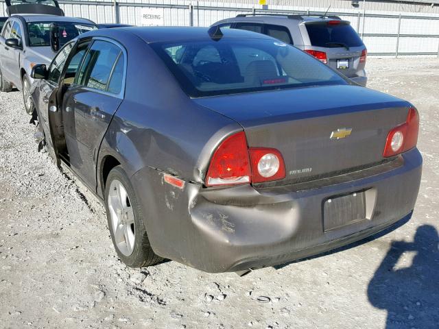 1G1ZB5E02CF207149 - 2012 CHEVROLET MALIBU LS GRAY photo 3