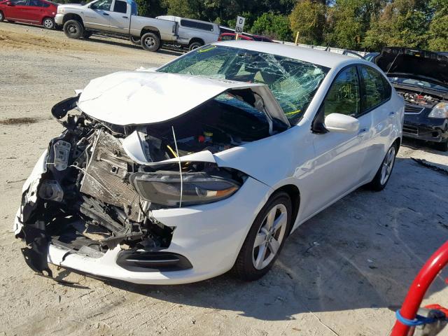 1C3CDFBB7GD563797 - 2016 DODGE DART SXT WHITE photo 2