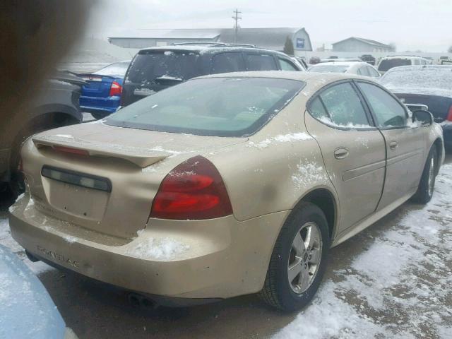 2G2WS522751295663 - 2005 PONTIAC GRAND PRIX ოქროსფერი ფოტო 4