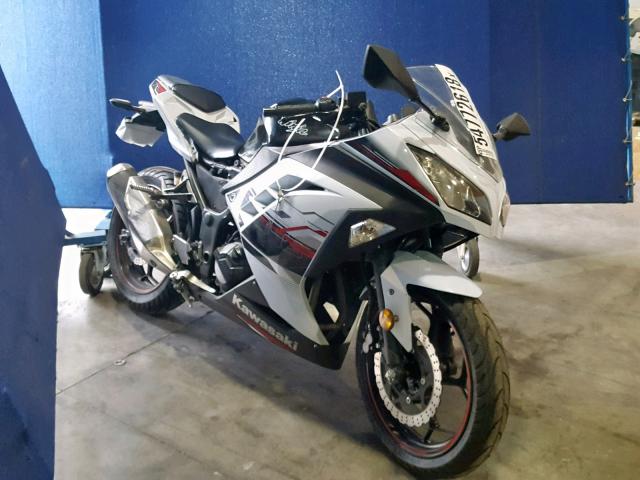 JKAEX8A19EA004342 - 2014 KAWASAKI EX300 A WHITE photo 1