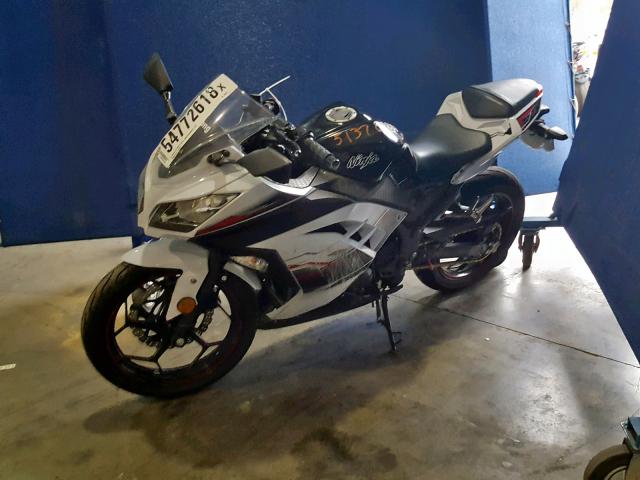 JKAEX8A19EA004342 - 2014 KAWASAKI EX300 A WHITE photo 2