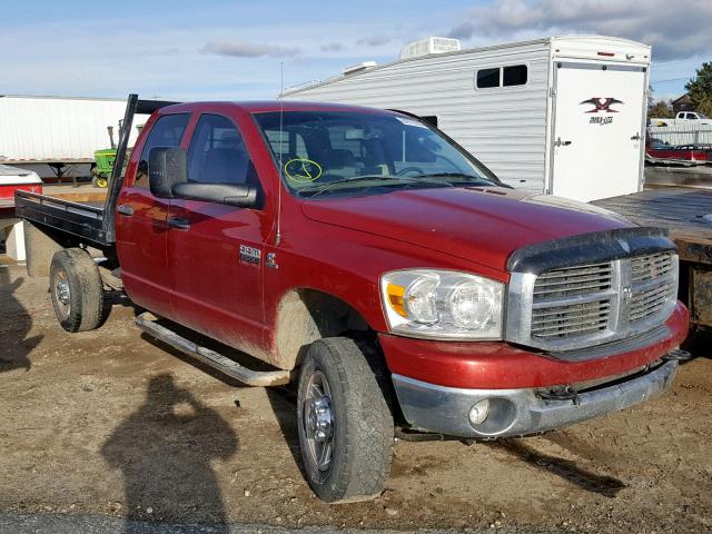 3D7KS28A48G156308 - 2008 DODGE RAM 2500 S RED photo 1