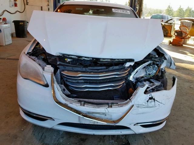 1C3CCBAB0CN134714 - 2012 CHRYSLER 200 LX WHITE photo 7