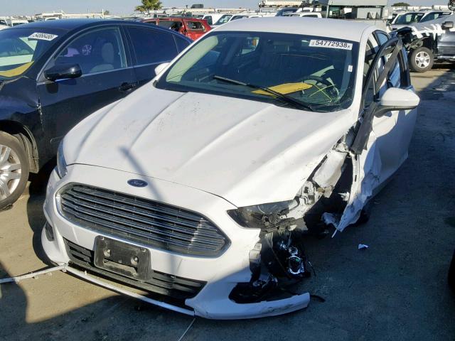 3FA6P0G72ER270059 - 2014 FORD FUSION S WHITE photo 2