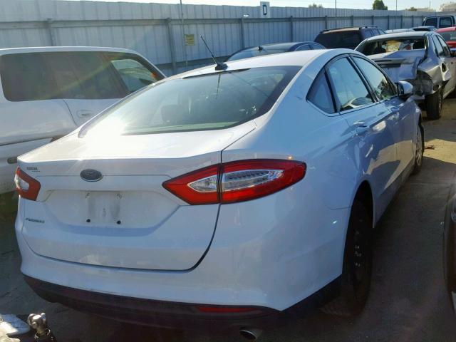 3FA6P0G72ER270059 - 2014 FORD FUSION S WHITE photo 4