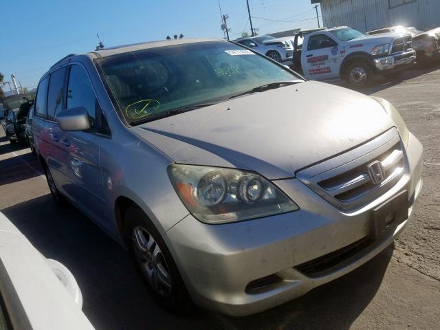 5FNRL38695B065124 - 2005 HONDA ODYSSEY EX SILVER photo 1