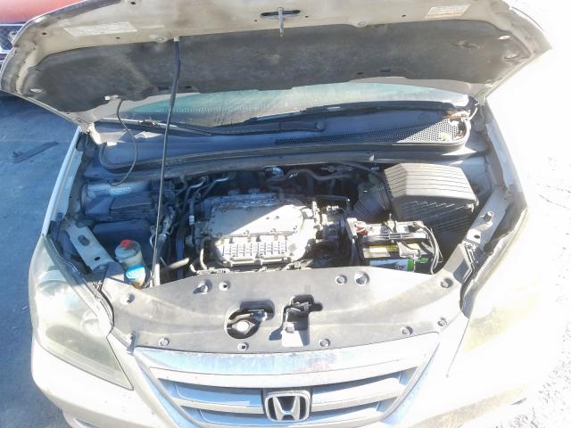 5FNRL38695B065124 - 2005 HONDA ODYSSEY EX SILVER photo 7