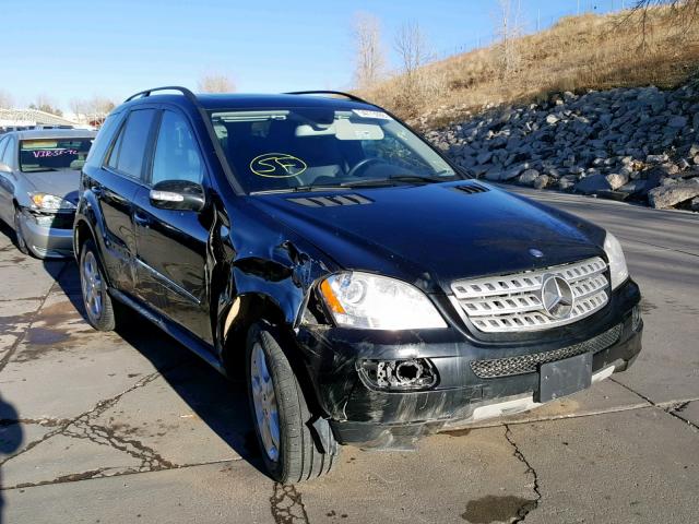 4JGBB86E58A313986 - 2008 MERCEDES-BENZ ML 350 BLACK photo 1