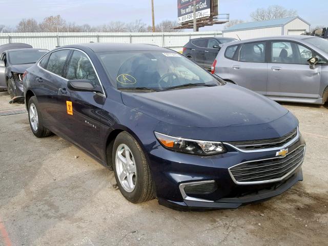 1G1ZB5ST3HF157982 - 2017 CHEVROLET MALIBU LS Көк фото 1