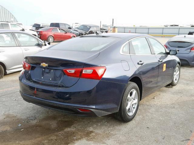 1G1ZB5ST3HF157982 - 2017 CHEVROLET MALIBU LS Көк фото 4