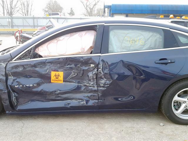 1G1ZB5ST3HF157982 - 2017 CHEVROLET MALIBU LS Көк фото 9