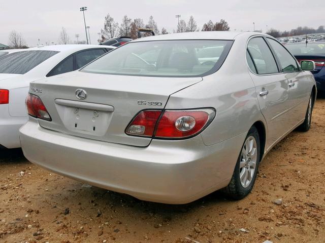 JTHBA30GX45007467 - 2004 LEXUS ES 330 CREAM photo 4