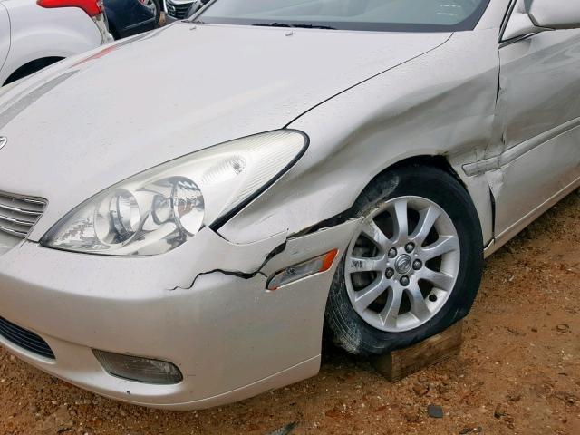 JTHBA30GX45007467 - 2004 LEXUS ES 330 CREAM photo 9