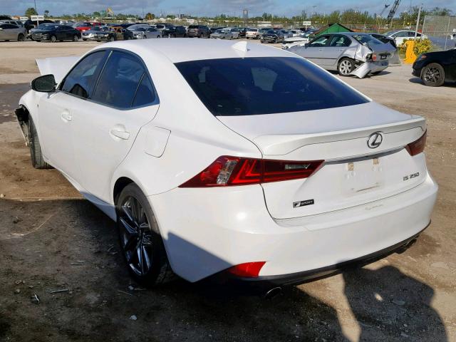 JTHBF1D26F5048489 - 2015 LEXUS IS 250 WHITE photo 3