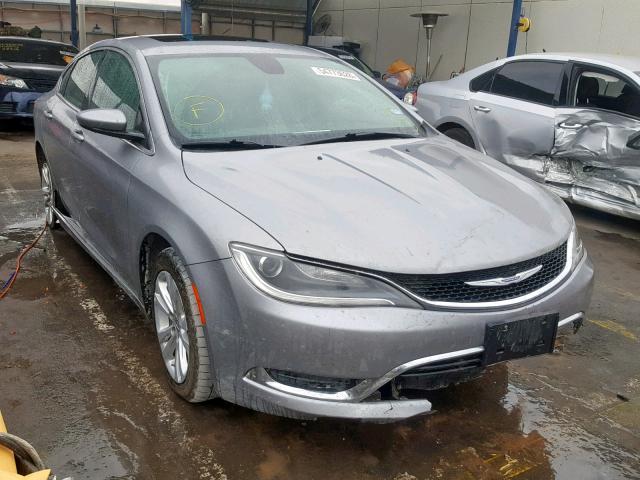 1C3CCCAB1GN167782 - 2016 CHRYSLER 200 LIMITE SILVER photo 1