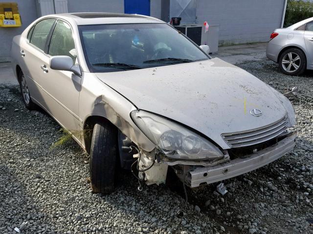 JTHBA30G445016746 - 2004 LEXUS ES 330 SILVER photo 1