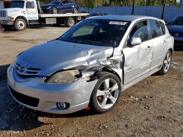 JM1BK143761402940 - 2006 MAZDA 3 HATCHBAC SILVER photo 2