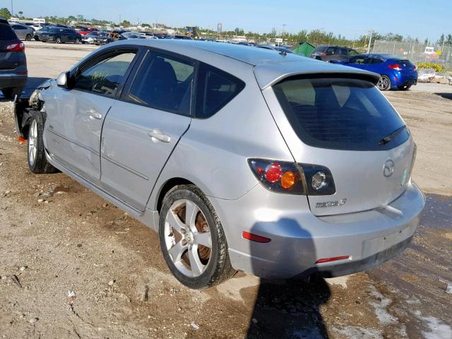 JM1BK143761402940 - 2006 MAZDA 3 HATCHBAC SILVER photo 3