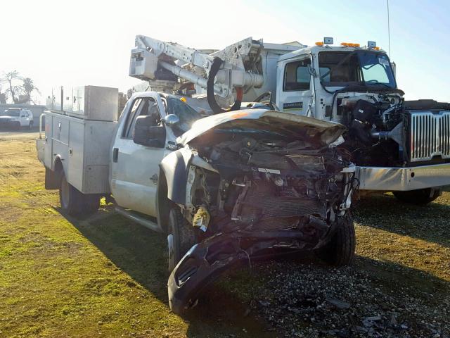 1FD0X5HTXFED71746 - 2015 FORD F550 SUPER WHITE photo 1