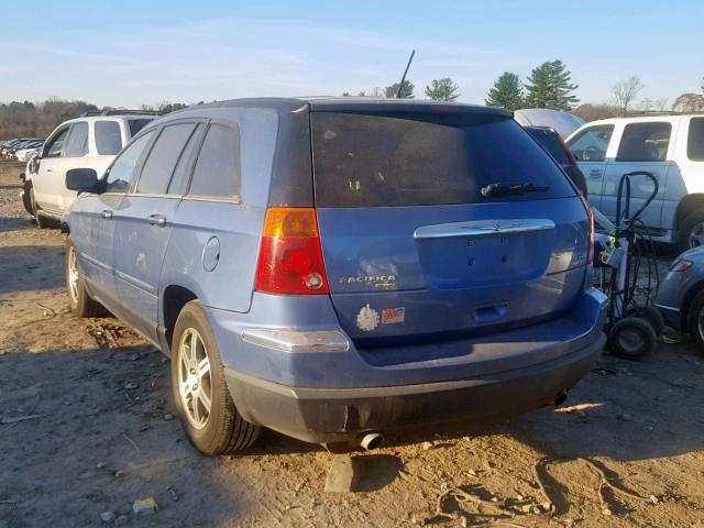 2A8GF68X57R299964 - 2007 CHRYSLER PACIFICA T BLUE photo 3