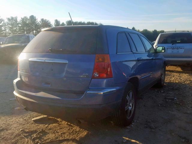 2A8GF68X57R299964 - 2007 CHRYSLER PACIFICA T BLUE photo 4