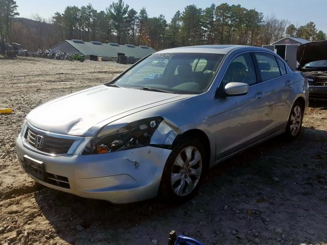 1HGCP26869A093388 - 2009 HONDA ACCORD EXL SILVER photo 2